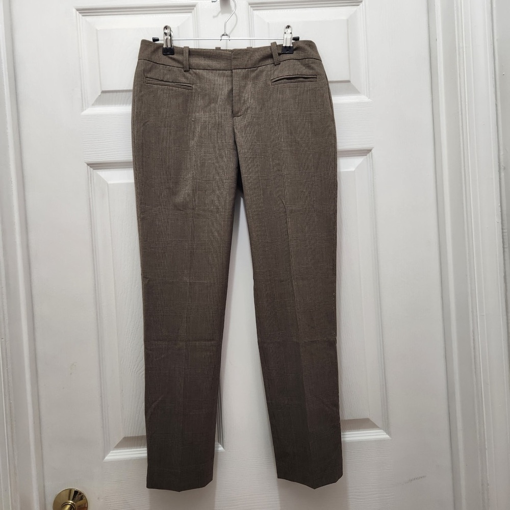 Gap Slim Cropped Plaid Pants